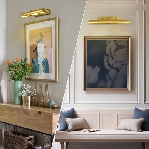 24in Modern Brass Picture Lights - Image 4