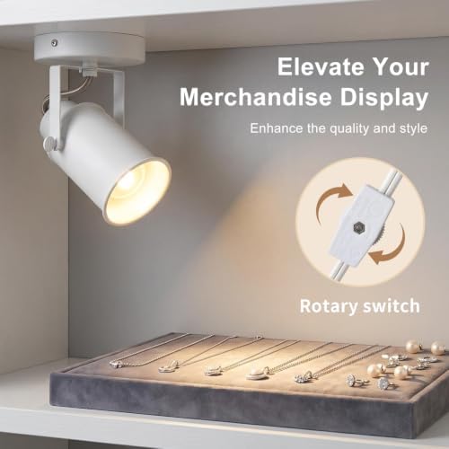 Industrial wall Light, Adjustable Retro White, wall Mounted Spotlight, Hallway - Image 4