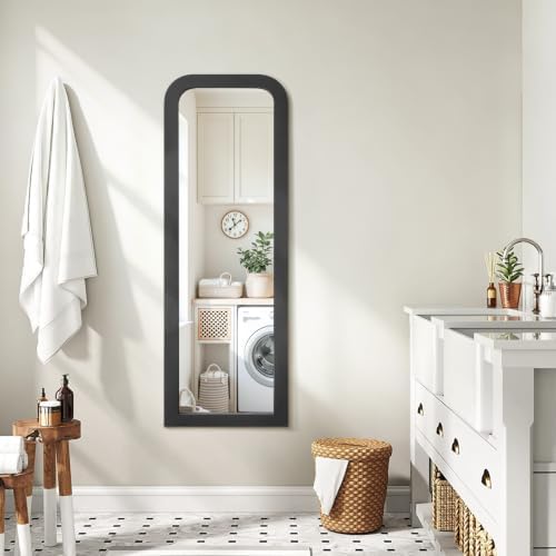 AAZZKANG Wall Mirror Full Length Rectangle Large Black Wood Framed 43"x14" - Image 6