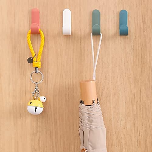 Ducige 12 Pack Adhesive Hooks Utility Wall Hooks Key Hooks - Image 2