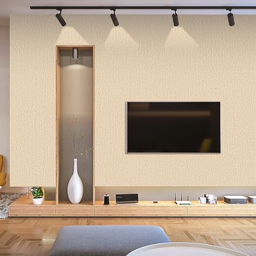 Wallpaper Peel and Stick Beige Wall Paper Vintage Contact Paper 15.7inch x - Image 4