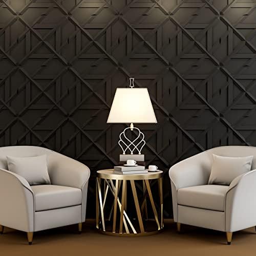Art3d Decorativ PVC Glue-Up 3D Wall Panel, 19.7 x 19.7 in - Image 2