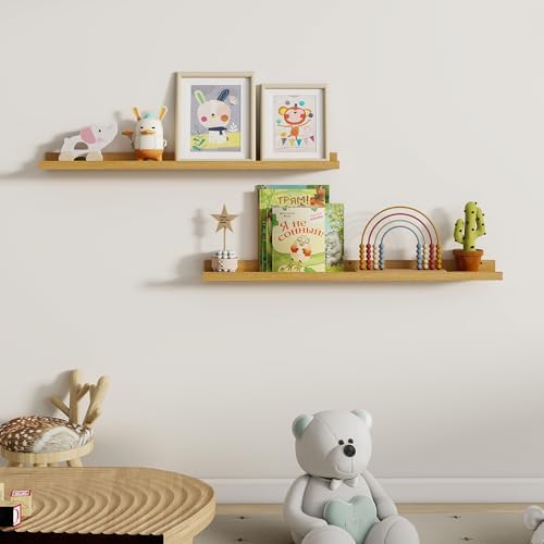 Dreamland Picture Ledge Shelf for Wall, Floating Shelves Set of 2, 36 Inch Long - Image 5