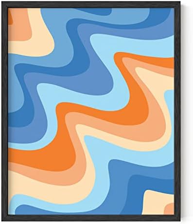 HAUS AND HUES Abstract Ocean Wall Art by HausandHuesArtPrints