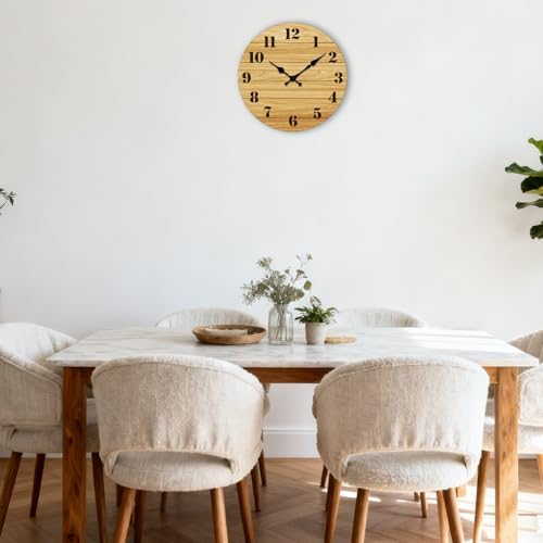 14 Inch Wall Clocks, Silent Battery Operated Analog Clock - Image 6