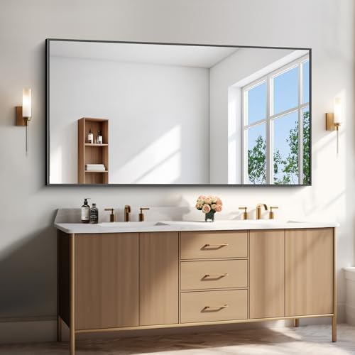 BONEWEI Bathroom Mirror, 72x36 inch Bathroom Mirrors - Image 3