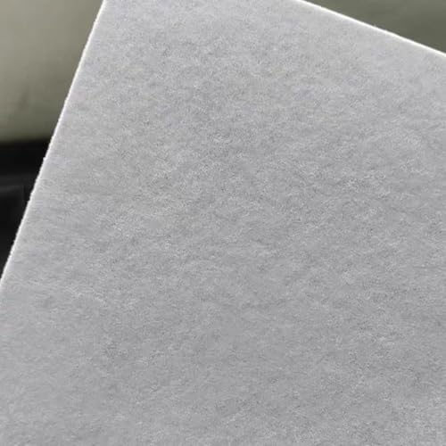 Light Grey Self Adhesive Soft Velvet Drawer Liner DIY Felt Fabric by TAOGIFT