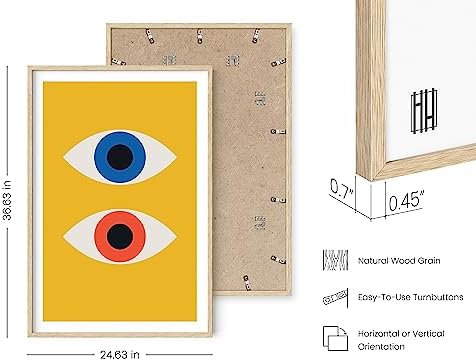 HAUS AND HUES Mid Century Modern Wall Art - Image 2