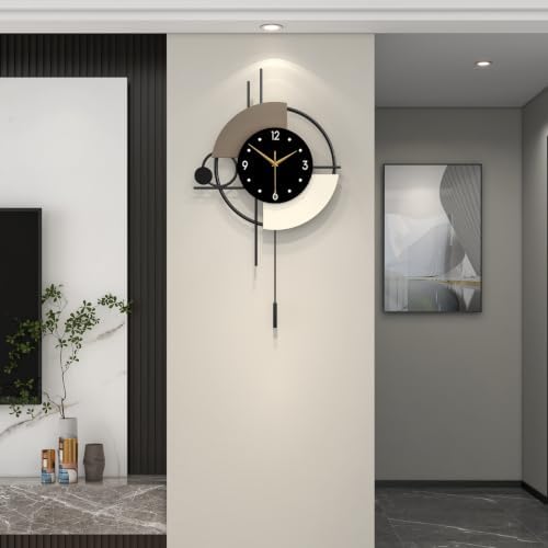 Large Modern Decorative Pendulum Wall Clock by CreativeClock