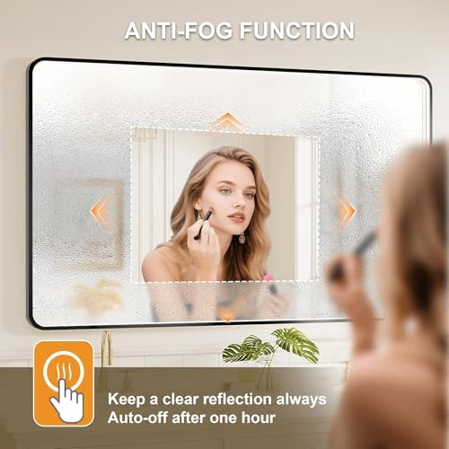 28x36 Inch LED Bathroom Mirror - Image 3