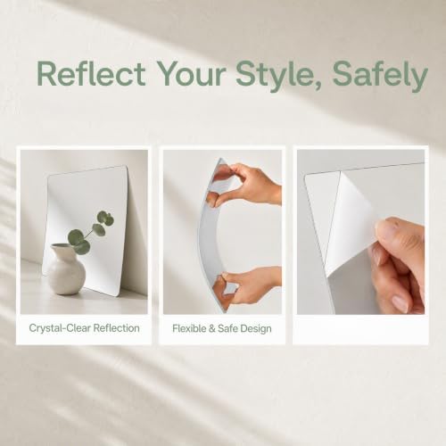 Full Length Mirror for Kids Safety Shatterproof Mirror, Flexible Plastic Mirror - Image 3