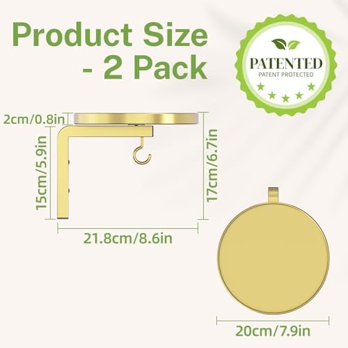 iDavosic.ly Plant Wall Hanger Holder Set of 2 - Image 2