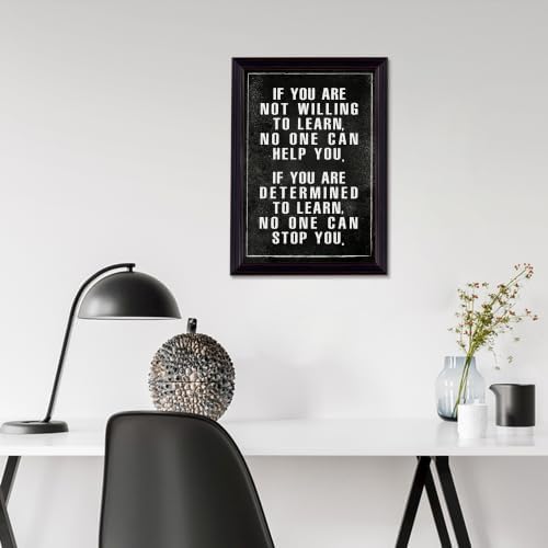 If You Are Not Willing To Learn Motivational Canvas Wall Art, Positive - Image 5