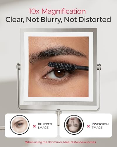 Rechargeable Wall Mounted Makeup Mirror - Image 3