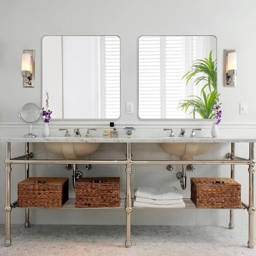 ANDY STAR Chrome Bathroom Mirrors - Image 3