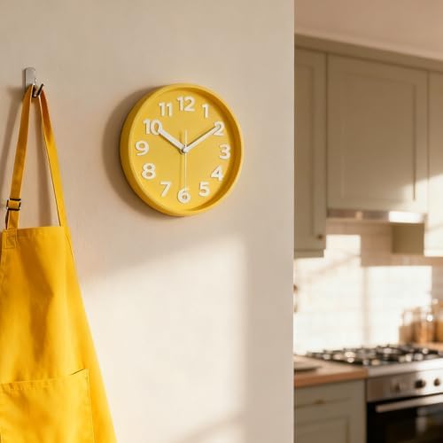 8 Inch Modern Dual‑Mode Clock, Wall Clock & Tabletop Clock - Image 3