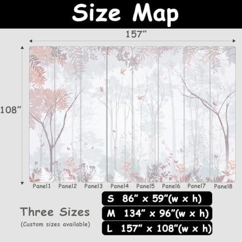Pink Forest Wallpaper, peel and stick wall decals - Image 6