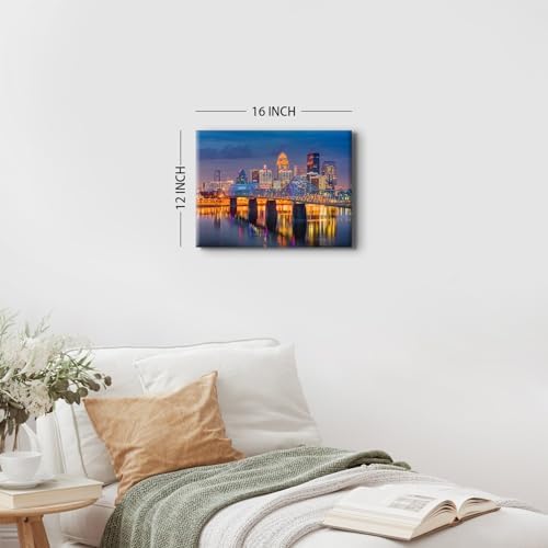 Colorful Cityscape Canvas Wall Art - Image 5