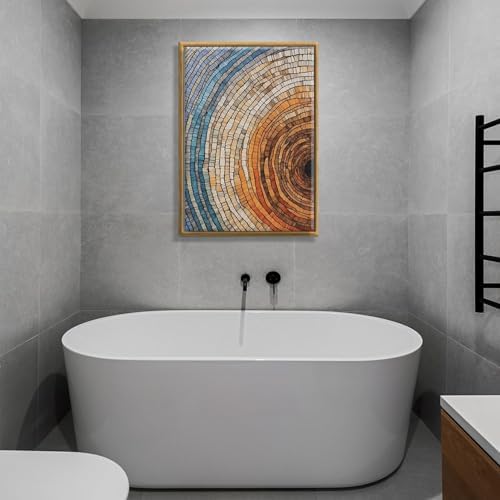 Tree Ring Wall Art Framed, Modern Nature Decor - Image 7