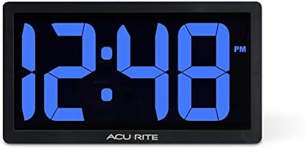 AcuRite 10" Blue LED Digital Clock by AcuRite