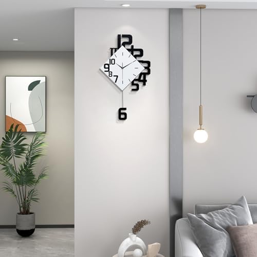 FLEBLE Wall Clock for Living Room Decor Kitchen Office Home Decor Gift - Image 4