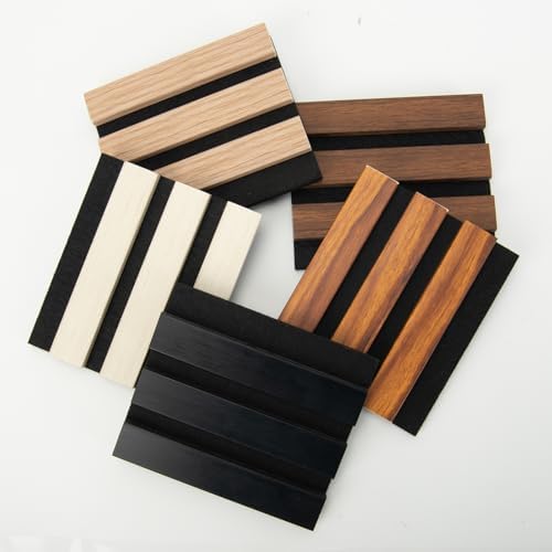 Art3d Acoustic Lightweight Wood Slat Wall Panel, Sample Pack by Art3d