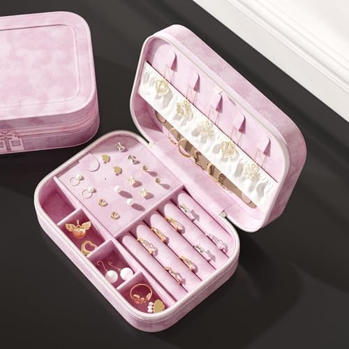 Mottled Pink Velvet Drawer Liner - Image 2