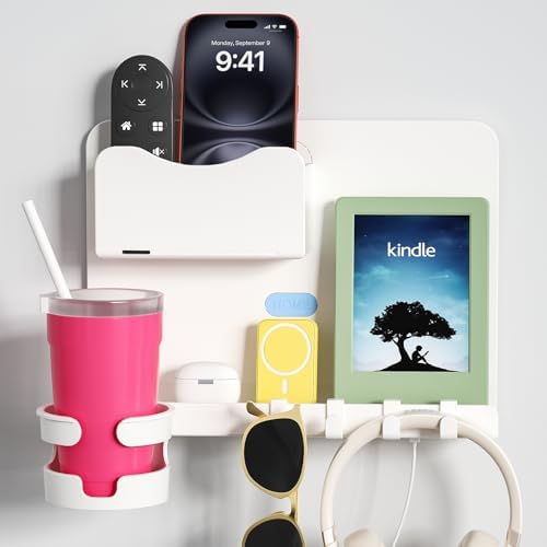 Floating Shelves for Bedside Shelf, Stick On Accessories Organizer, Dorm Room - Image 3