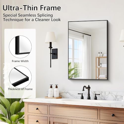 DESBING 16" x 24" Bathroom Mirror - Image 3