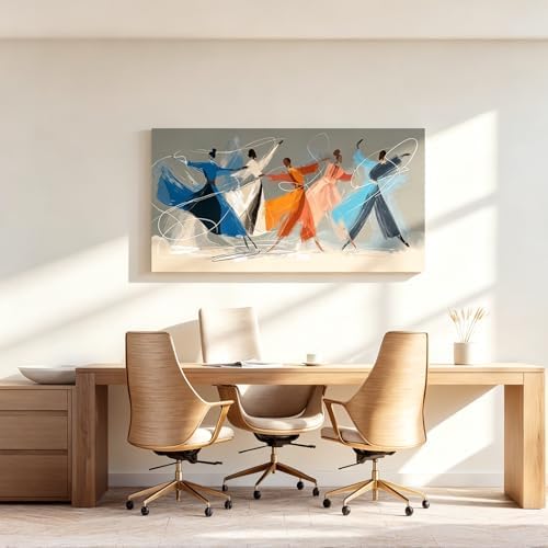 I@U Abstract Dancer Wall Art Decor Canvas Wall Art Decor - Image 4