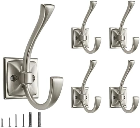 5 Pack Decorative Heavy Duty Towel Hooks by CABDM