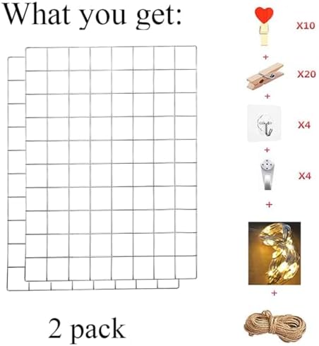 2 Pack Large Wall Grid Panels - Image 2