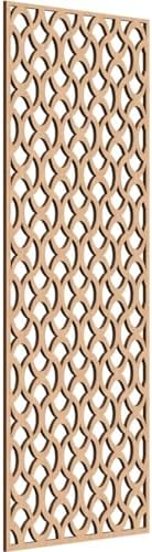 Resort Decorative Pierced Fretwork Wood Wall Panels, 23 3/8"W x 59 3/8"H x 3/8"T by EkenaMillwork