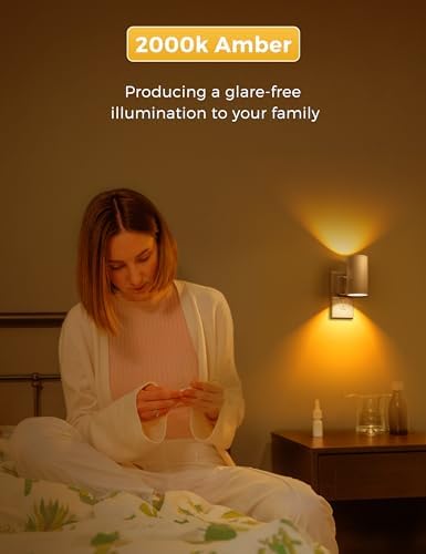 L LOHAS LED Amber Night Light, 100LM Dimmable Night Light - Image 6