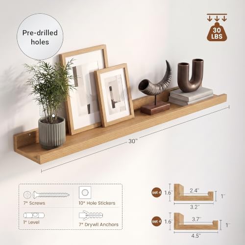 Heimlove 30 Inch Picture Ledge Shelf - Image 2