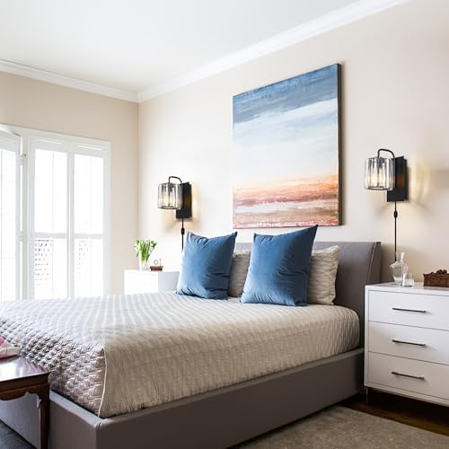 Plug in Crystal Wall Sconces - Image 3