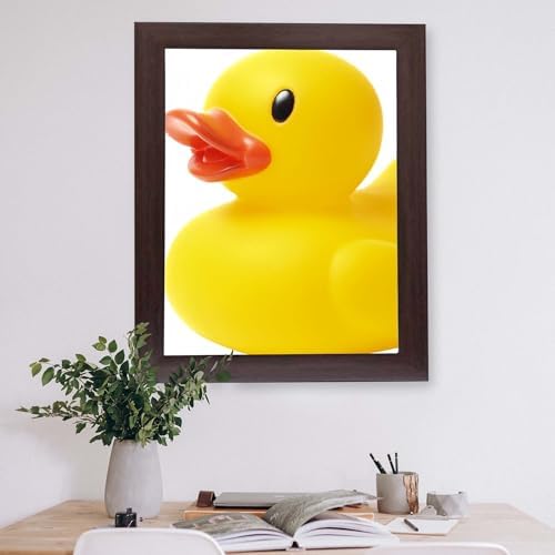 InkFlow Posters Yellow Rubber Duck Canvas Poster - Image 5