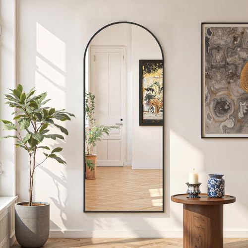 Mirror Full Length 56"x21", Arched Full Body Floor Mirrors - Image 2