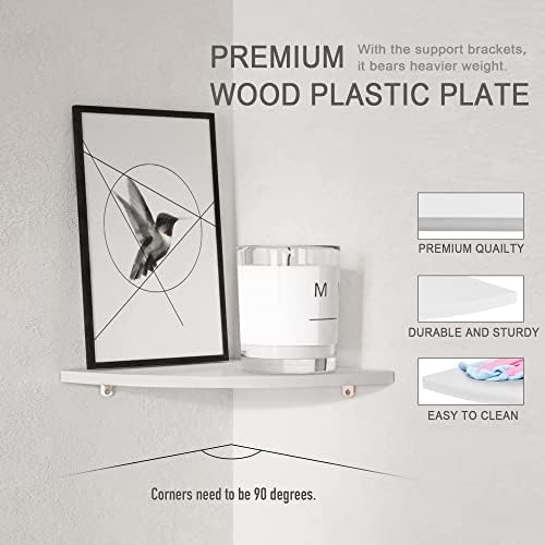 Set of 5 Pieces Corner Mounting Shelf - Image 4