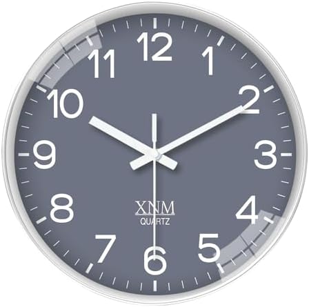 XNM Minimalist Wall Clocks Battery Operated 14 Inch by XNMwallclock