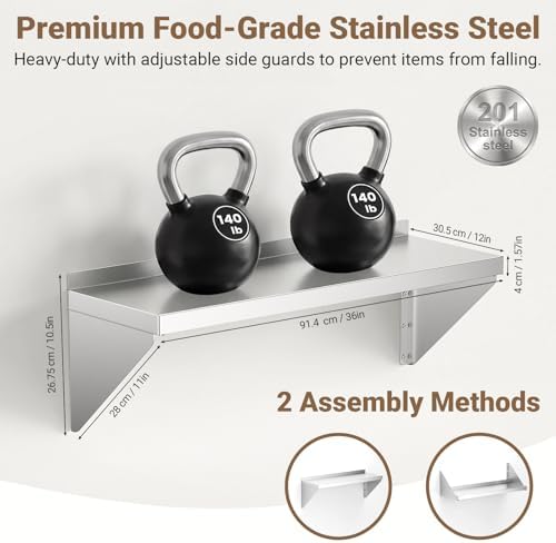 Stainless Steel Wall Shelf - Image 3