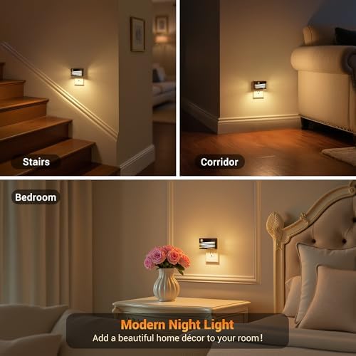 JandCase Motion Sensor Night Light, Night Lights Plug into Wall - Image 7