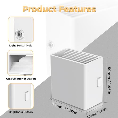 DORESshop Night Lights Plug into Wall, Plug in Night Light, Daylight White - Image 7