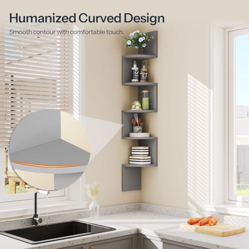 HOOBRO Corner Shelf Wall-Mounted - Image 5