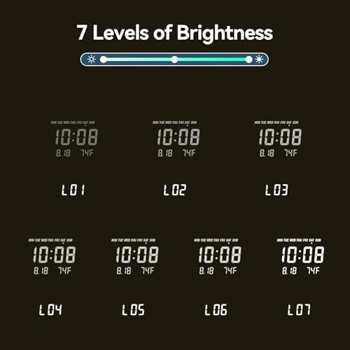 Digital LED Wall Clock for Home & Office - Image 4