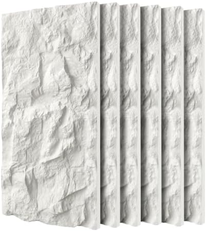 3D Faux Stone Wall Panels by Qinazoe