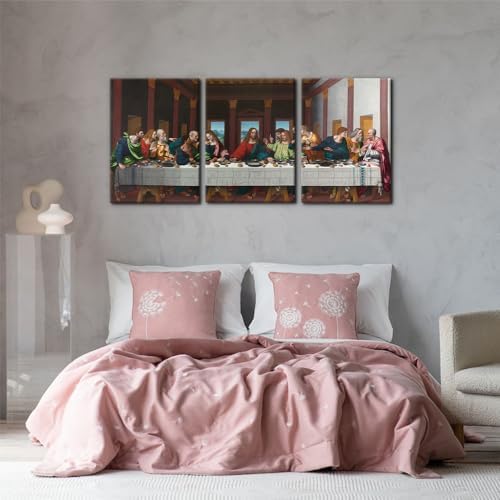 The Last Supper Painting Prints on Canvas Last Supper Wall Art Decor - Image 4