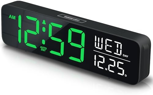 Peakeep Large Display Digital Alarm Clock by PEAKEEP