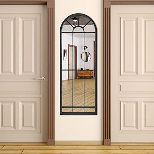 HQiJun Wall Mirror Window Decorative Mirrors Arched Farmhouse - Image 4