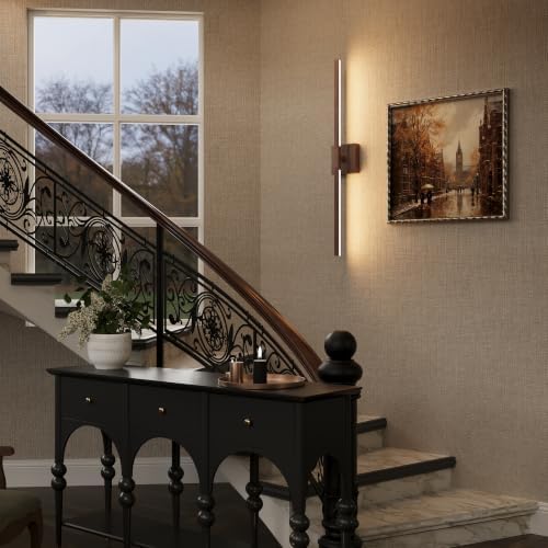 Rayogale Walnut Battery Operated Wall Sconce - Image 7